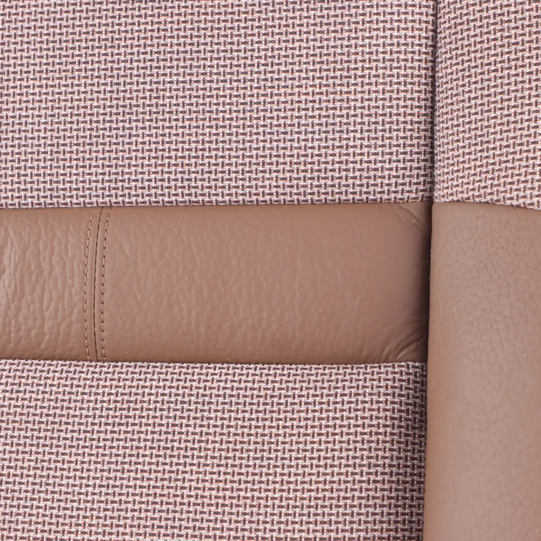 Backrest Rear Seat Left N/S Cover Panel Wool Cloth Leather Brown to BMW i3 I01 LCI with Part number 7492117 BMW i3 I01 LCI Backrest Rear Seat Left N/S Cover Panel Wool Cloth Leather Brown - SKU 7492117 - Part number 7492117