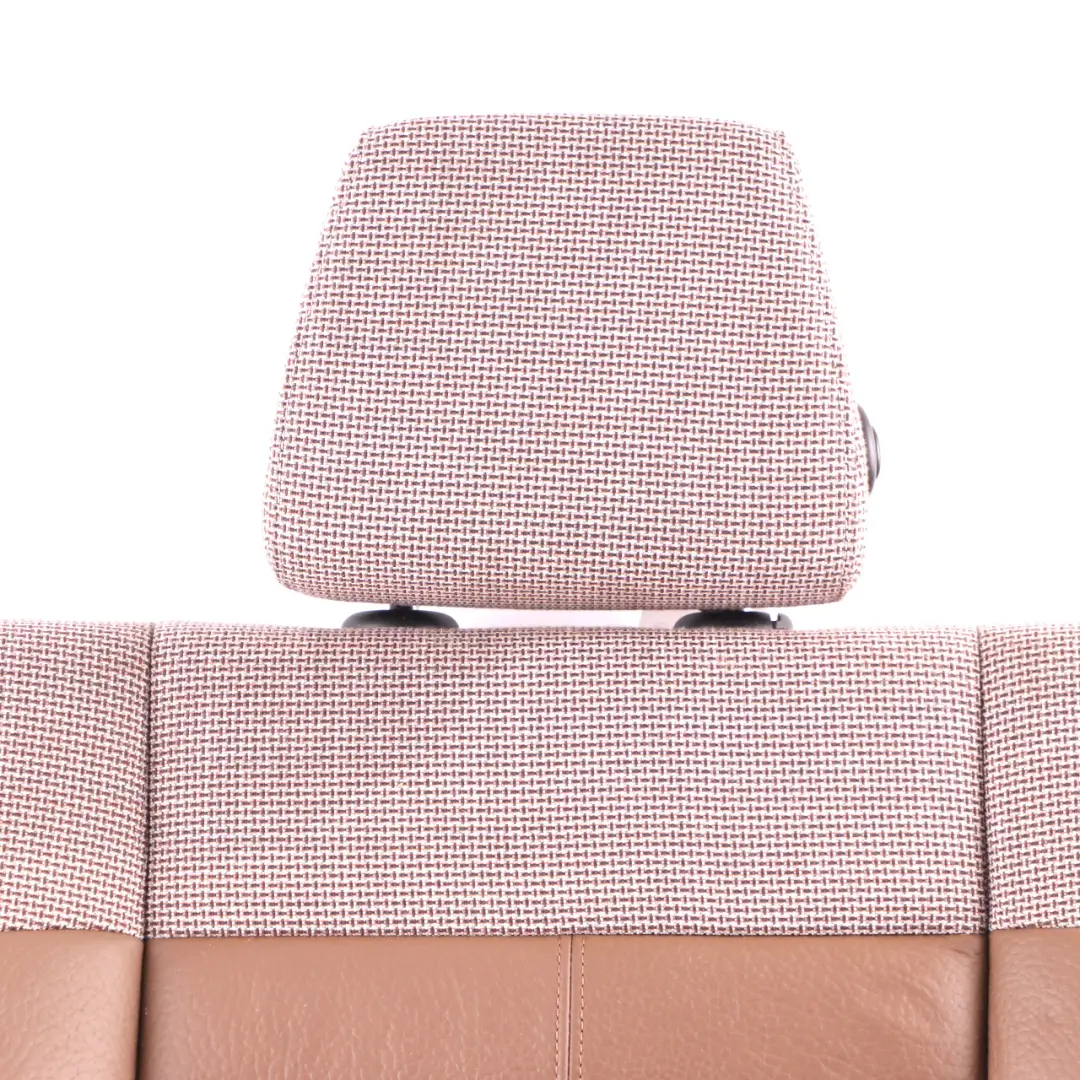 BMW i3 I01 LCI Backrest Rear Seat Right O/S Cover Panel Wool Cloth Leather Brown - SKU 7492118 - Part number 7492118