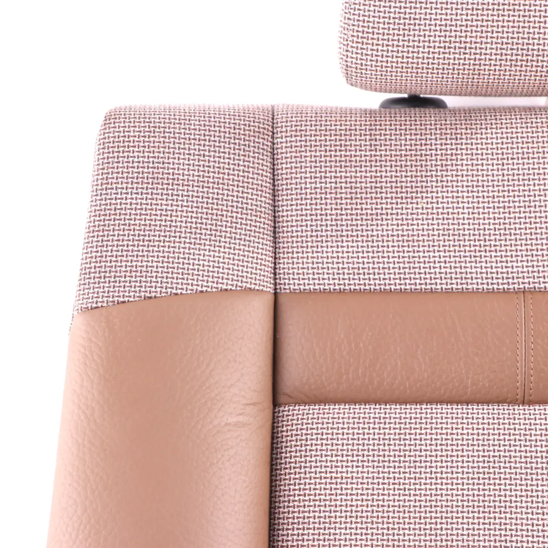 BMW i3 I01 LCI Backrest Rear Seat Right O/S Cover Panel Wool Cloth Leather Brown - SKU 7492118 - Part number 7492118