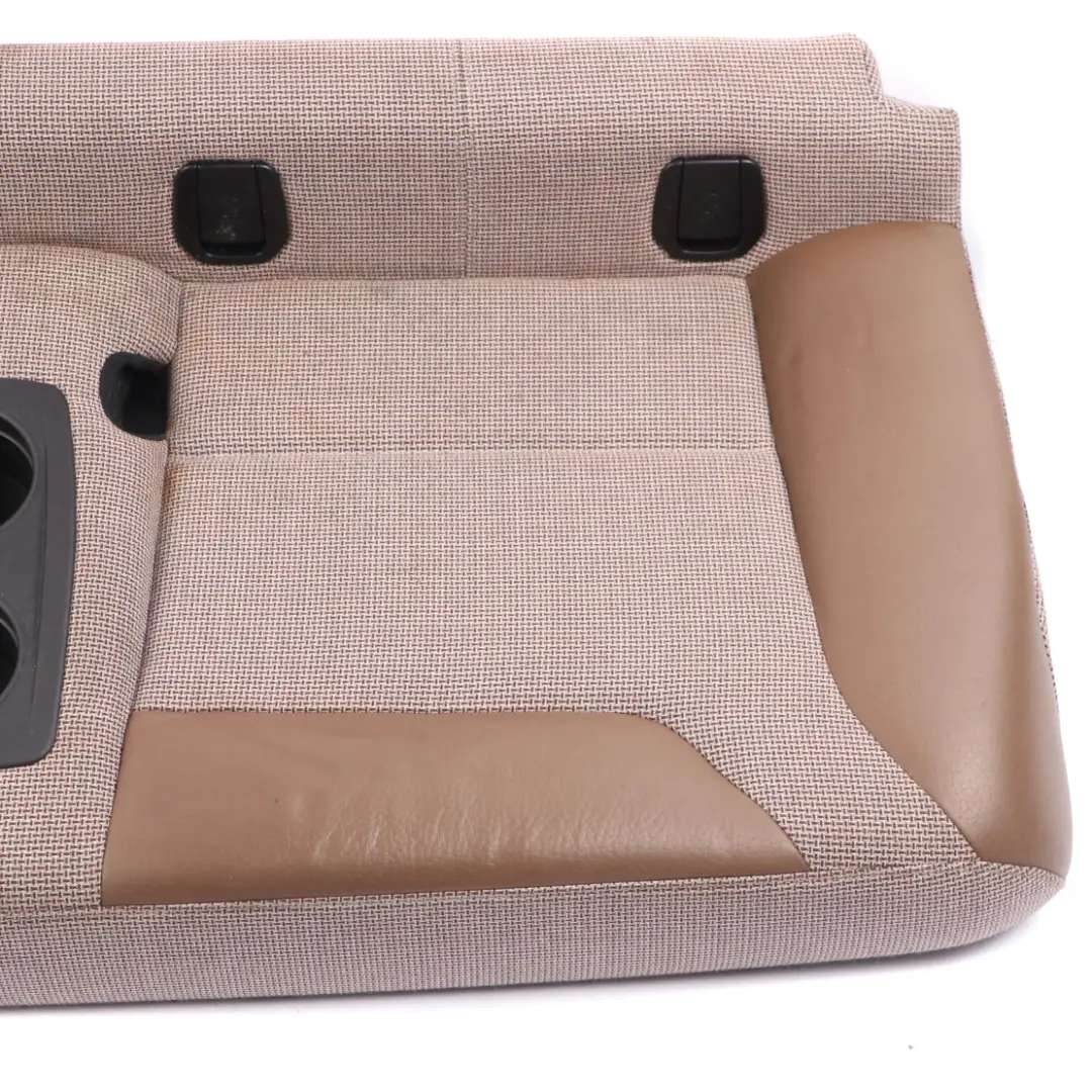 Bench Couch Panel Wool Cloth Leather Solaric Brown to BMW i3 I01 Rear Seat Cover with Part number 7492119 BMW i3 I01 Rear Seat Cover Bench Couch Panel Wool Cloth Leather Solaric Brown - SKU 7492119 - Part number 7492119