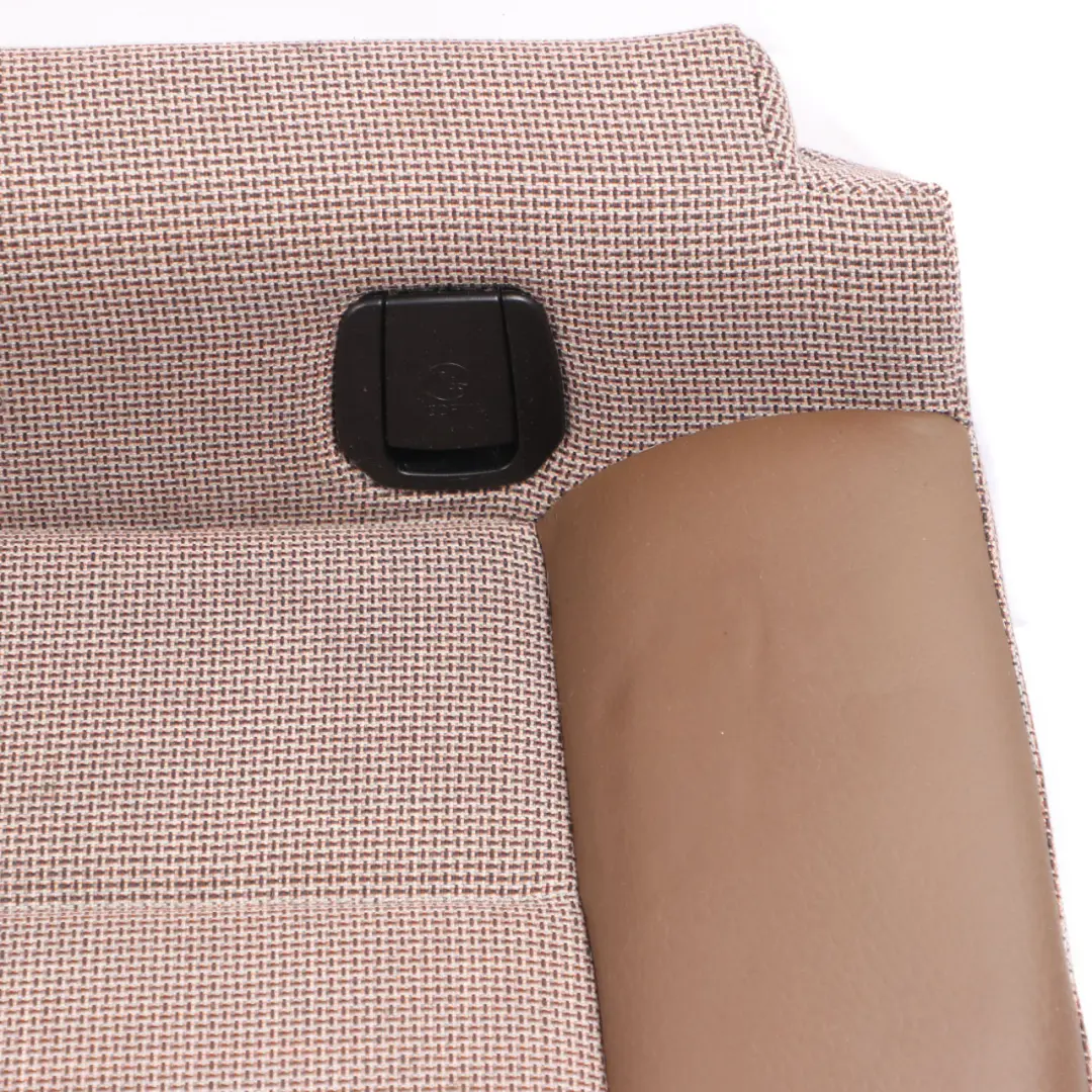 Bench Couch Panel Wool Cloth Leather Solaric Brown to BMW i3 I01 Rear Seat Cover with Part number 7492119 BMW i3 I01 Rear Seat Cover Bench Couch Panel Wool Cloth Leather Solaric Brown - SKU 7492119 - Part number 7492119