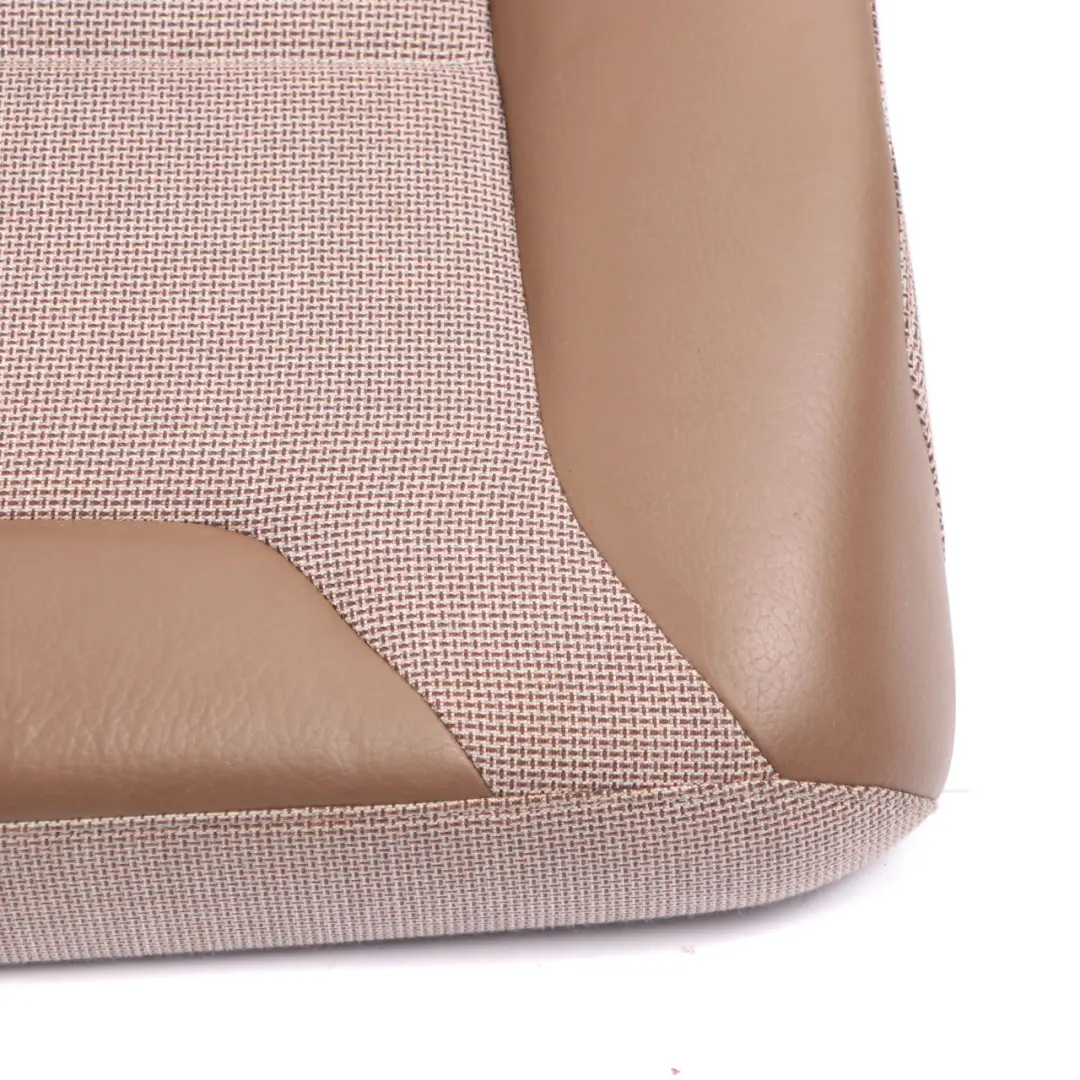 Bench Couch Panel Wool Cloth Leather Solaric Brown to BMW i3 I01 Rear Seat Cover with Part number 7492119 BMW i3 I01 Rear Seat Cover Bench Couch Panel Wool Cloth Leather Solaric Brown - SKU 7492119 - Part number 7492119