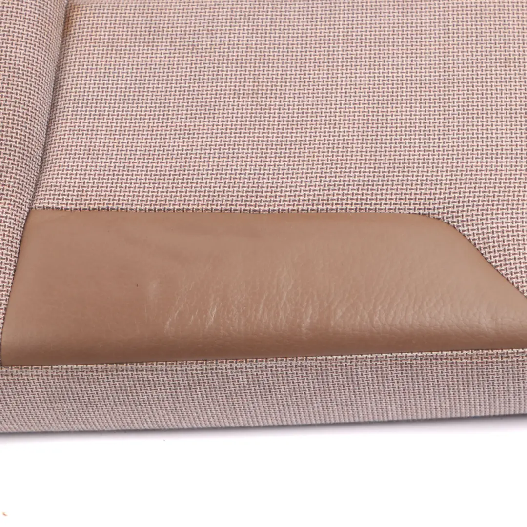 Bench Couch Panel Wool Cloth Leather Solaric Brown to BMW i3 I01 Rear Seat Cover with Part number 7492119 BMW i3 I01 Rear Seat Cover Bench Couch Panel Wool Cloth Leather Solaric Brown - SKU 7492119 - Part number 7492119