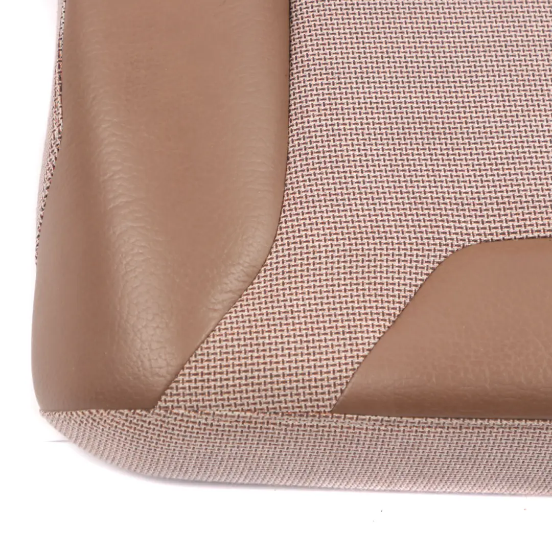 Bench Couch Panel Wool Cloth Leather Solaric Brown to BMW i3 I01 Rear Seat Cover with Part number 7492119 BMW i3 I01 Rear Seat Cover Bench Couch Panel Wool Cloth Leather Solaric Brown - SKU 7492119 - Part number 7492119