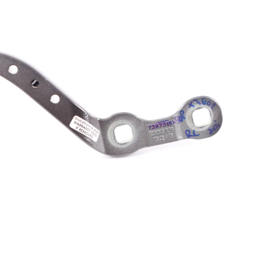 Cerniera portellone bagagliaio sinistro Grigio - A90 7397315 per BMW X3 G01 con numero di parte 7494943 BMW X3 G01 Cerniera portellone bagagliaio sinistro Grigio - A90 7397315 - SKU 7494943-SOP - Numero di parte 7494943