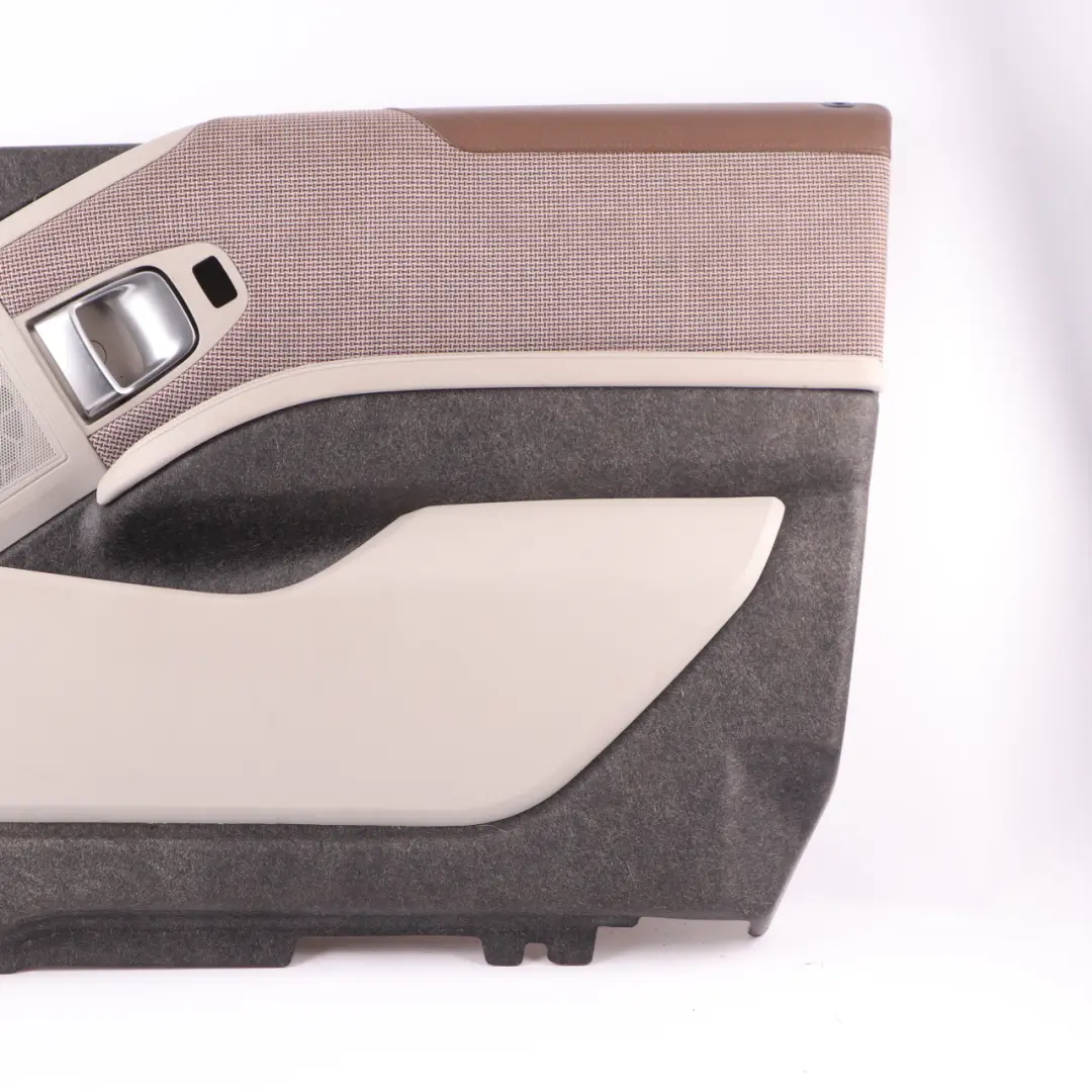 Door Card Panel Front Right O/S Trim Cover Lining Solaric Brown to BMW i3 I01 with Part number 7495164 BMW i3 I01 Door Card Panel Front Right O/S Trim Cover Lining Solaric Brown - SKU 7495164 - Part number 7495164