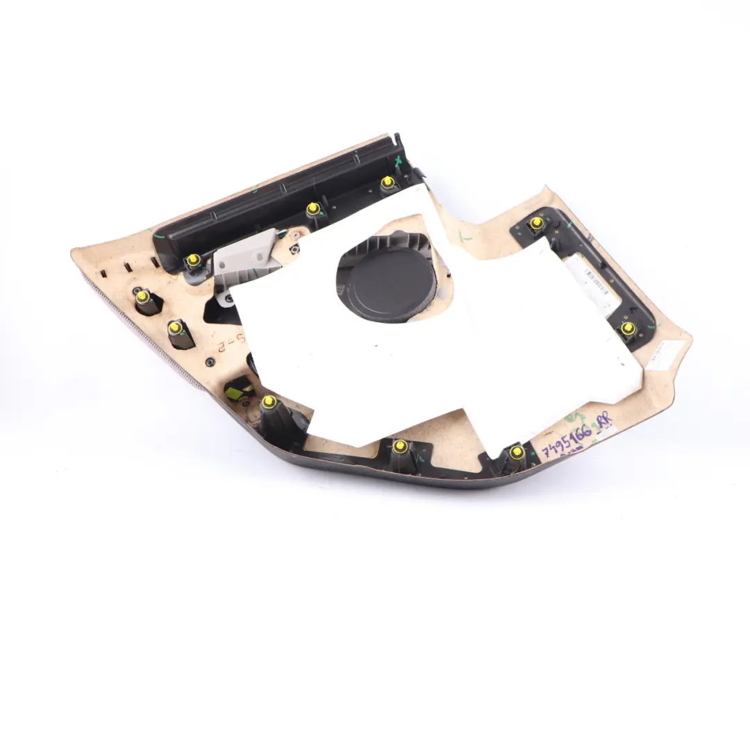 Door Card Panel Rear Right O/S Trim Cover Lining Solaric Brown to BMW i3 I01 with Part number 7495166 BMW i3 I01 Door Card Panel Rear Right O/S Trim Cover Lining Solaric Brown - SKU 7495166 - Part number 7495166