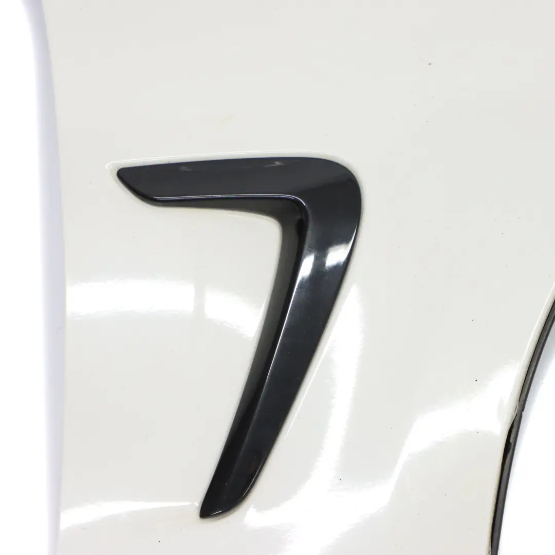 BMW F36 LCI Front Right Wing Fender Side Panel O/S Alpinweiss 3 Alpine White 300 - SKU 7496138-AW - Part number 7496138