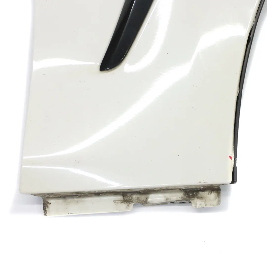 BMW F36 LCI Front Right Wing Fender Side Panel O/S Alpinweiss 3 Alpine White 300 - SKU 7496138-AW - Part number 7496138