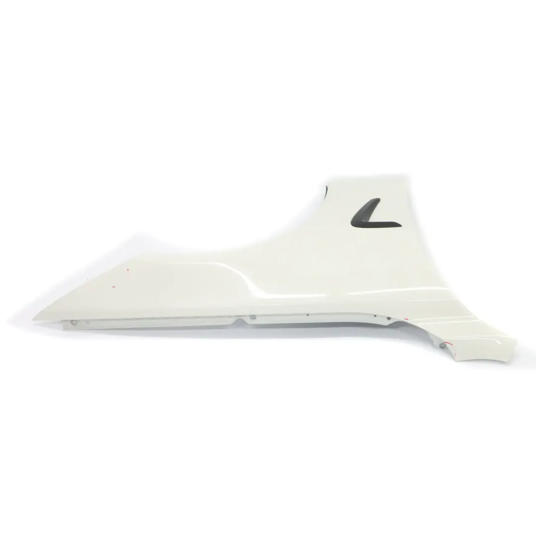 BMW F36 LCI Front Right Wing Fender Side Panel O/S Alpinweiss 3 Alpine White 300 - SKU 7496138-AW - Part number 7496138