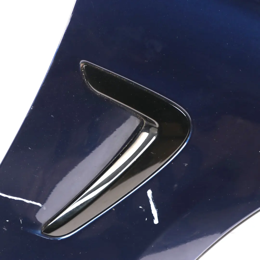 Front Right Wing Fender Side Panel O/S Tanzanite Blue Metallic - X10 to BMW F36 LCI with Part number 7496138 BMW F36 LCI Front Right Wing Fender Side Panel O/S Tanzanite Blue Metallic - X10 - SKU 7496138-TAN - Part number 7496138