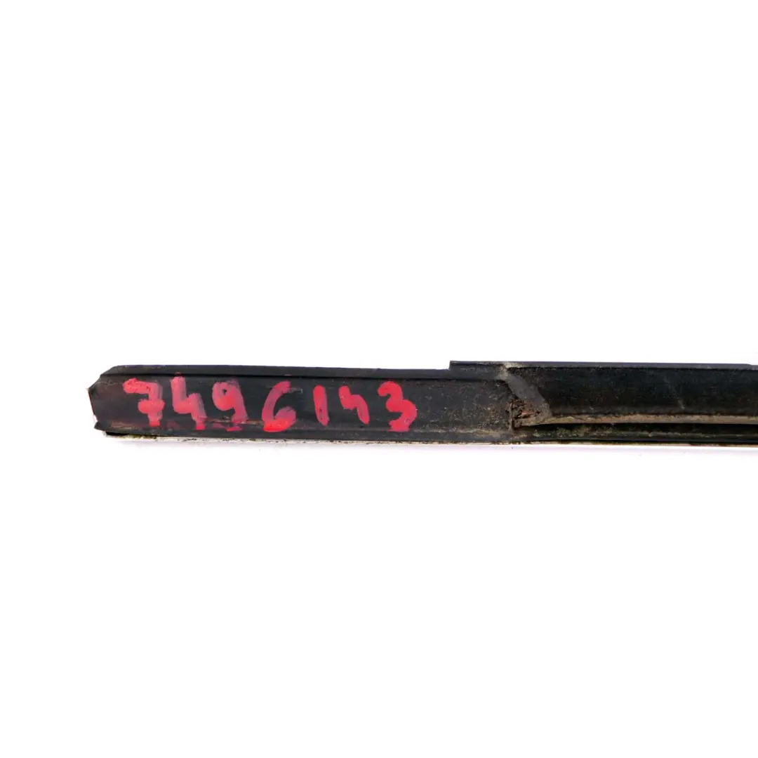 BMW F31 LCI Canale Guarnizione Esterna Porta Posteriore Sinistra Cromo - SKU 7496143 - Numero di parte 7496143