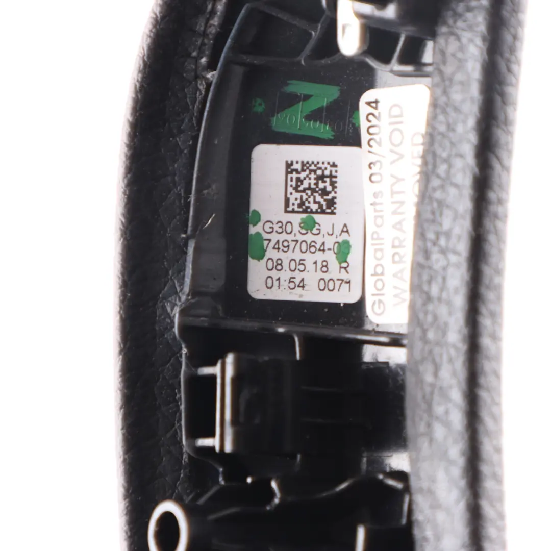BMW G30 Porta anteriore posteriore Maniglia destra Pelle Dakota Nero - SKU 7497064 - Numero di parte 7497064