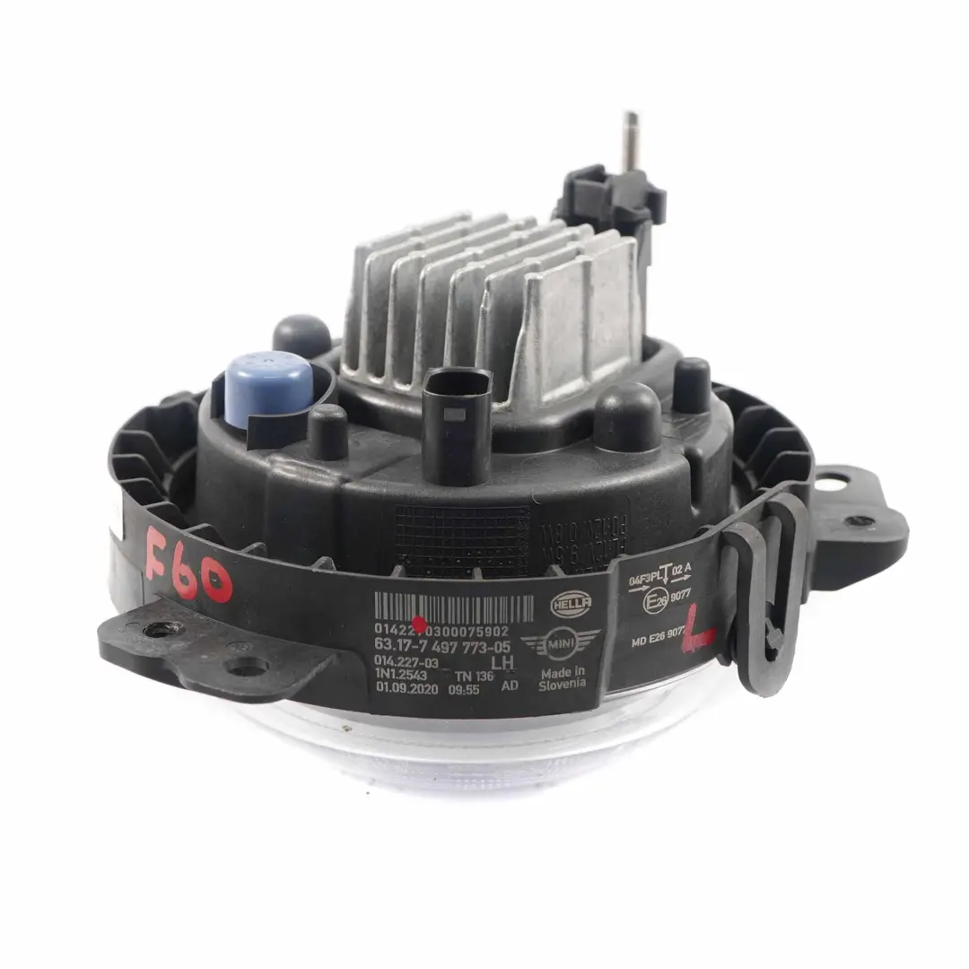  Fog Light Mini F60 LED Lamp Driver's Side Front Bumper Left N/S - SKU 7497773 - Part number 7497773