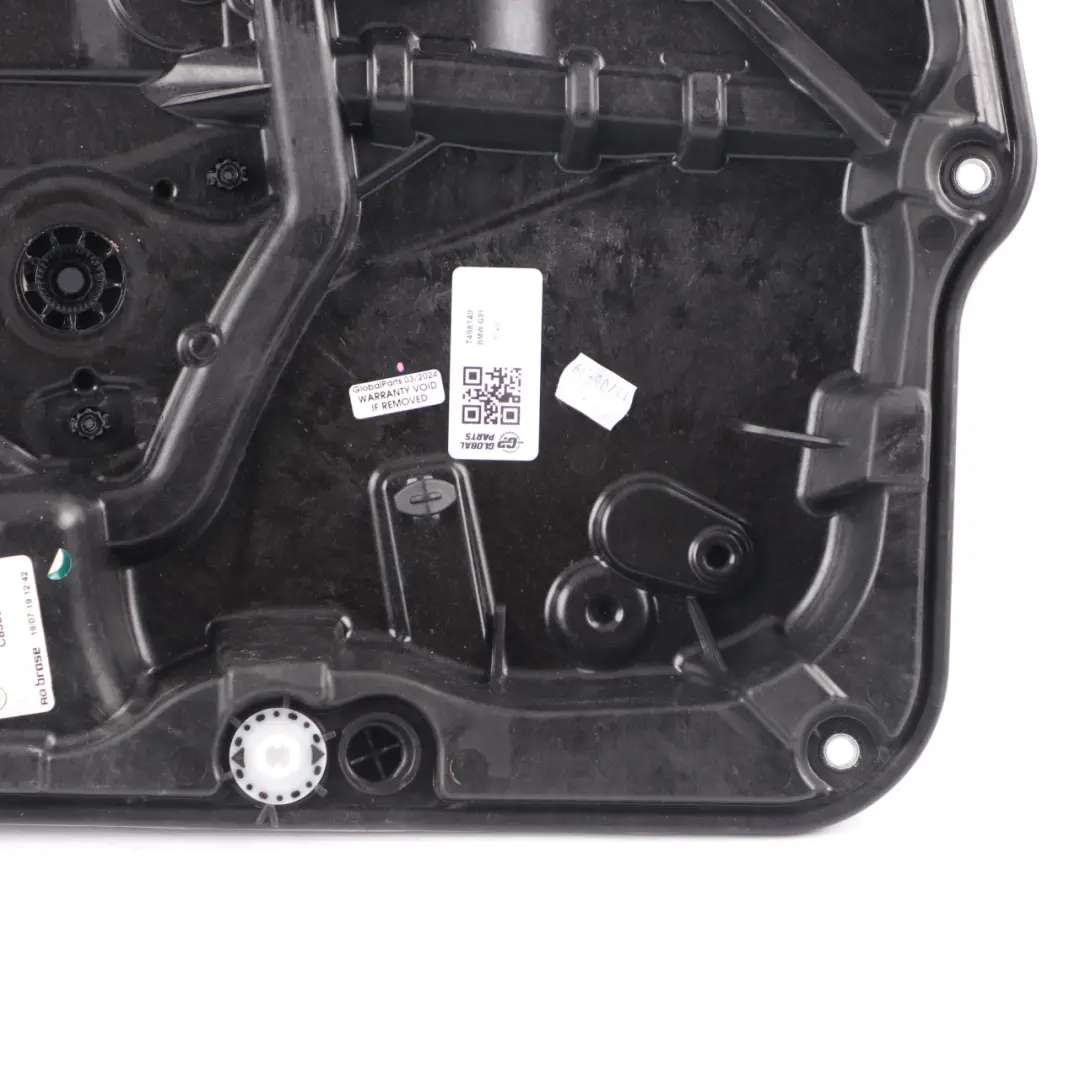 BMW G01 Fensterheber Montage hinten rechts Abdeckung Platte Halterung 7487602 - SKU 7498150 - Teilenummer 7498150