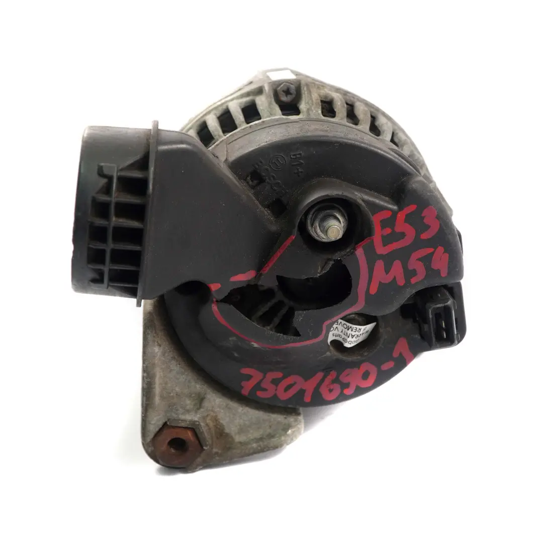 M54 Engine Generator Alternator 120A to BMW 3 5 7 X5 E38 E39 E46 E53 with Part number 7501690 BMW 3 5 7 X5 E38 E39 E46 E53 M54 Engine Generator Alternator 120A - SKU 7501690-1 - Part number 7501690