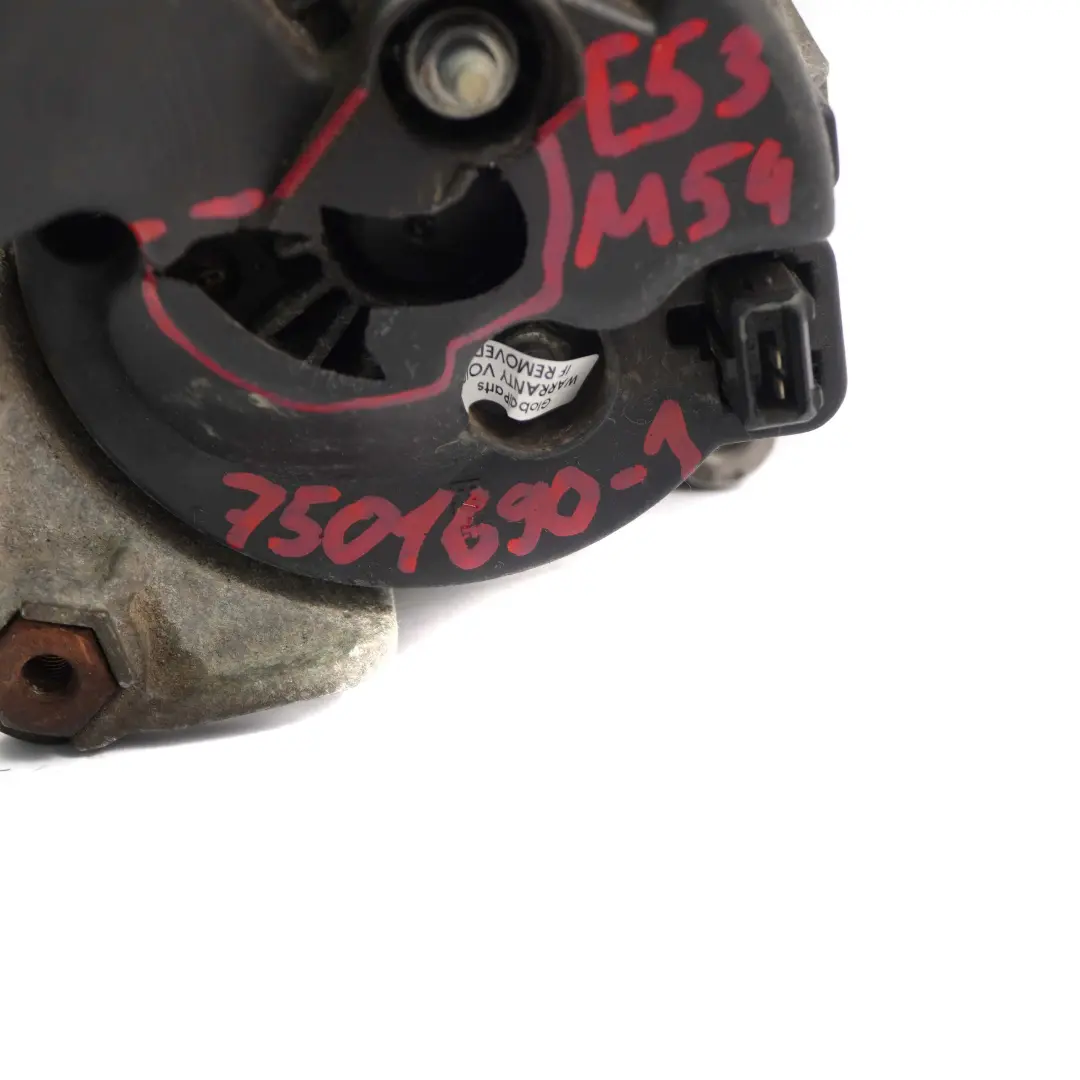 M54 Motor Generador Alternador 120A para BMW X5 E38 E39 E46 E53 con número de pieza 7501690 BMW X5 E38 E39 E46 E53 M54 Motor Generador Alternador 120A - SKU 7501690-1 - Número de pieza 7501690