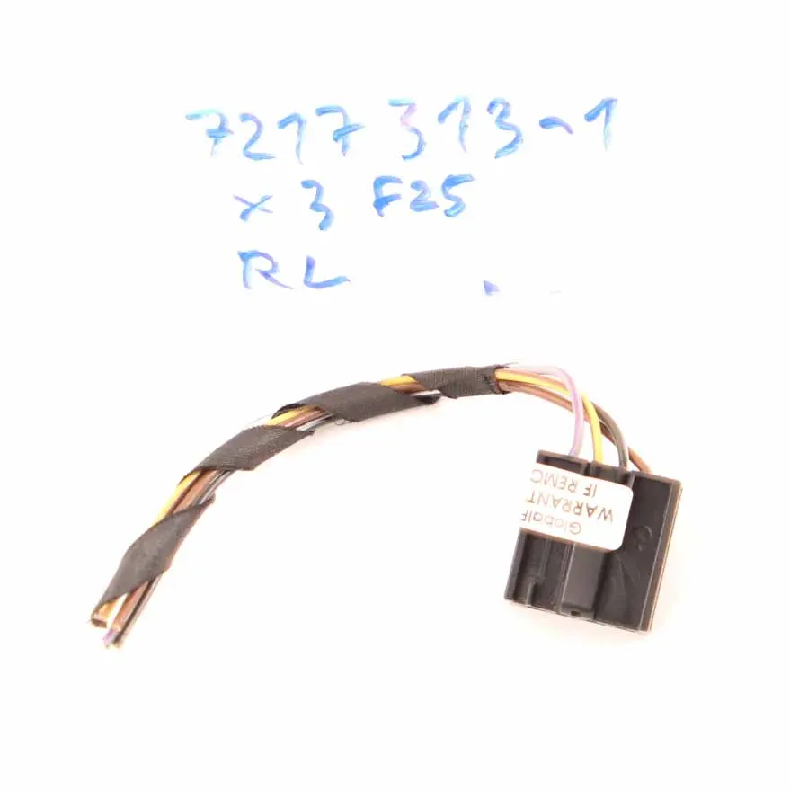 BMW X3 F25 Luce coperchio bagagliaio Sinistra Posteriore Presa Cablaggio - SKU 7505269 - Numero di parte 7505269