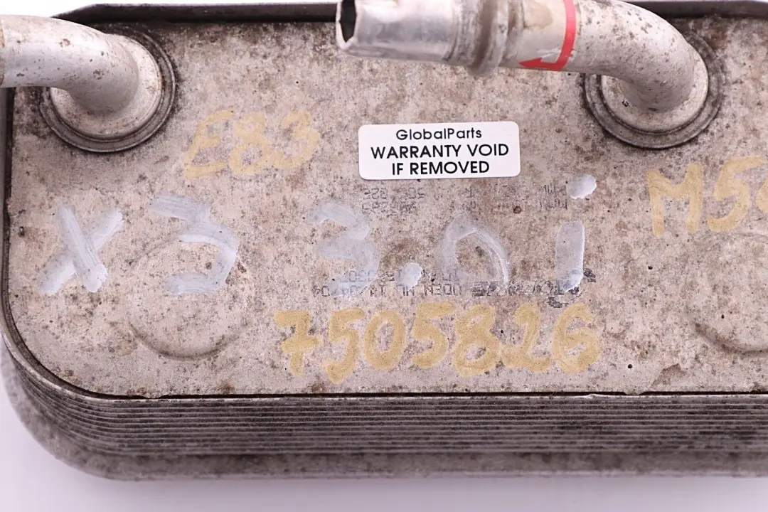 M54 Automatico ?lk?hler-w?rmetauscher per BMW X3 E83 con numero di parte 7505826 BMW X3 E83 M54 Automatico ?lk?hler-w?rmetauscher - SKU 7505826 - Numero di parte 7505826