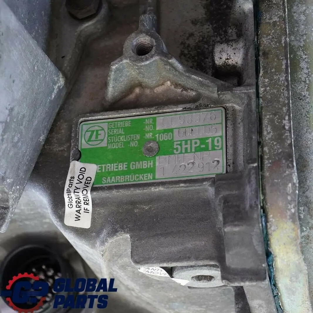 M52 M54 Automatic Gearbox 1422912 WARRANTY to BMW E39 E46 E85 325i 525i with Part number 7505951 BMW E39 E46 E85 325i 525i M52 M54 Automatic Gearbox 1422912 WARRANTY - SKU 7505952 - Part number 7505951