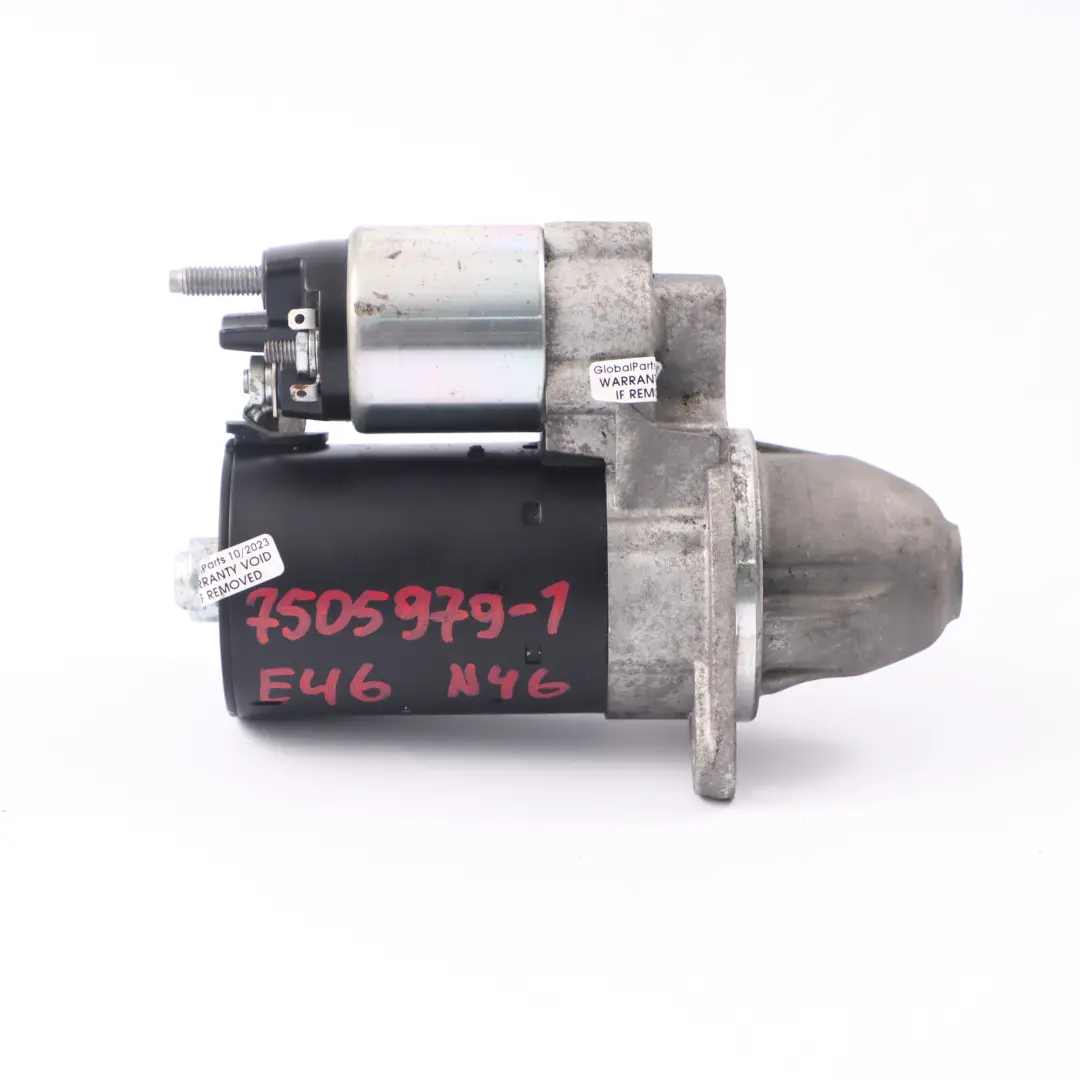 arranque motor gasolina BMW E46 1,4kW para Motor de con número de pieza 7505979 Motor de arranque motor gasolina BMW E46 1,4kW - SKU 7505995-1 - Número de pieza 7505979