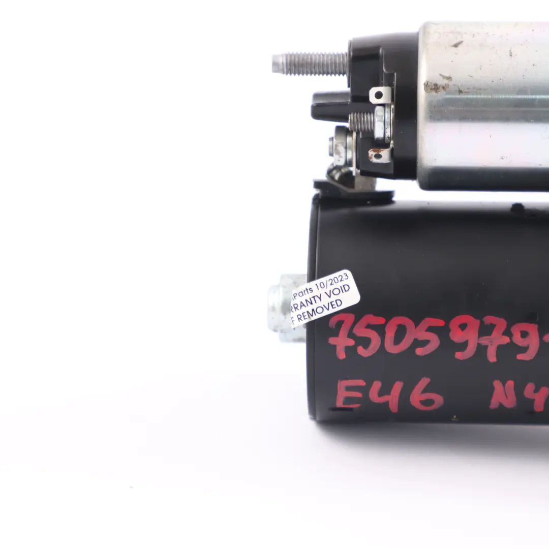 arranque motor gasolina BMW E46 1,4kW para Motor de con número de pieza 7505979 Motor de arranque motor gasolina BMW E46 1,4kW - SKU 7505995-1 - Número de pieza 7505979