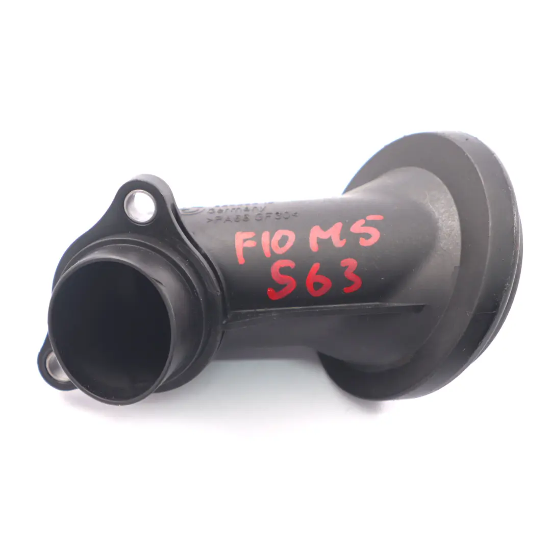 S63N N63 Oil Filler Neck Cylinder Head Cover Oil Pipe to BMW F10 M5 F07 with Part number 7507224 BMW F10 M5 F07 S63N N63 Oil Filler Neck Cylinder Head Cover Oil Pipe - SKU 7507224 - Part number 7507224