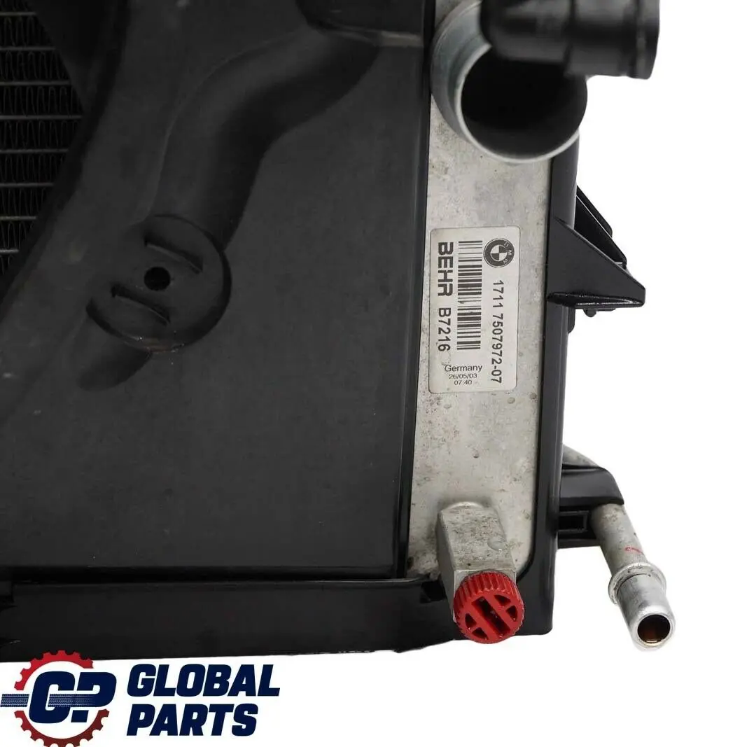 N62 735i Refrigeracion Completa Ventilador Motor Cubre Radiador para BMW E65 E66 con número de pieza 7508023 BMW E65 E66 N62 735i Refrigeracion Completa Ventilador Motor Cubre Radiador - SKU 7508023-1 - Número de pieza 7508023