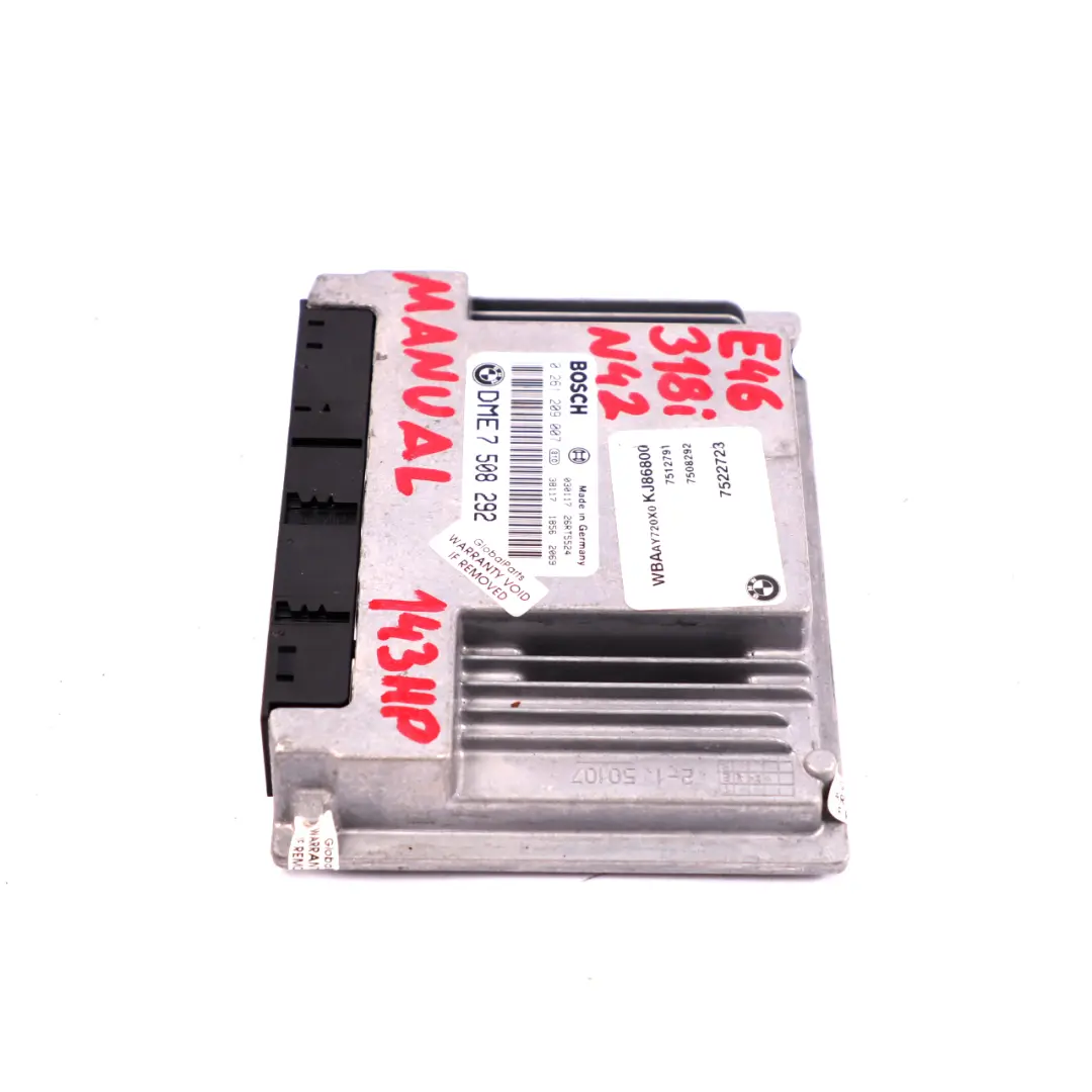 N42 Sterownik silnika DME ECU 7520873 BMW E46 318i - SKU 7508292 - Numer Części 7508292