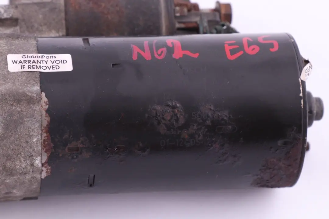 N62 Demarreur Moteur 1,8KW Essence pour BMW 7 Serie E65 E66 à propos du numéro de pièce 7508637 BMW 7 Serie E65 E66 N62 Demarreur Moteur 1,8KW Essence - SKU 7508637 - Numéro de pièce 7508637