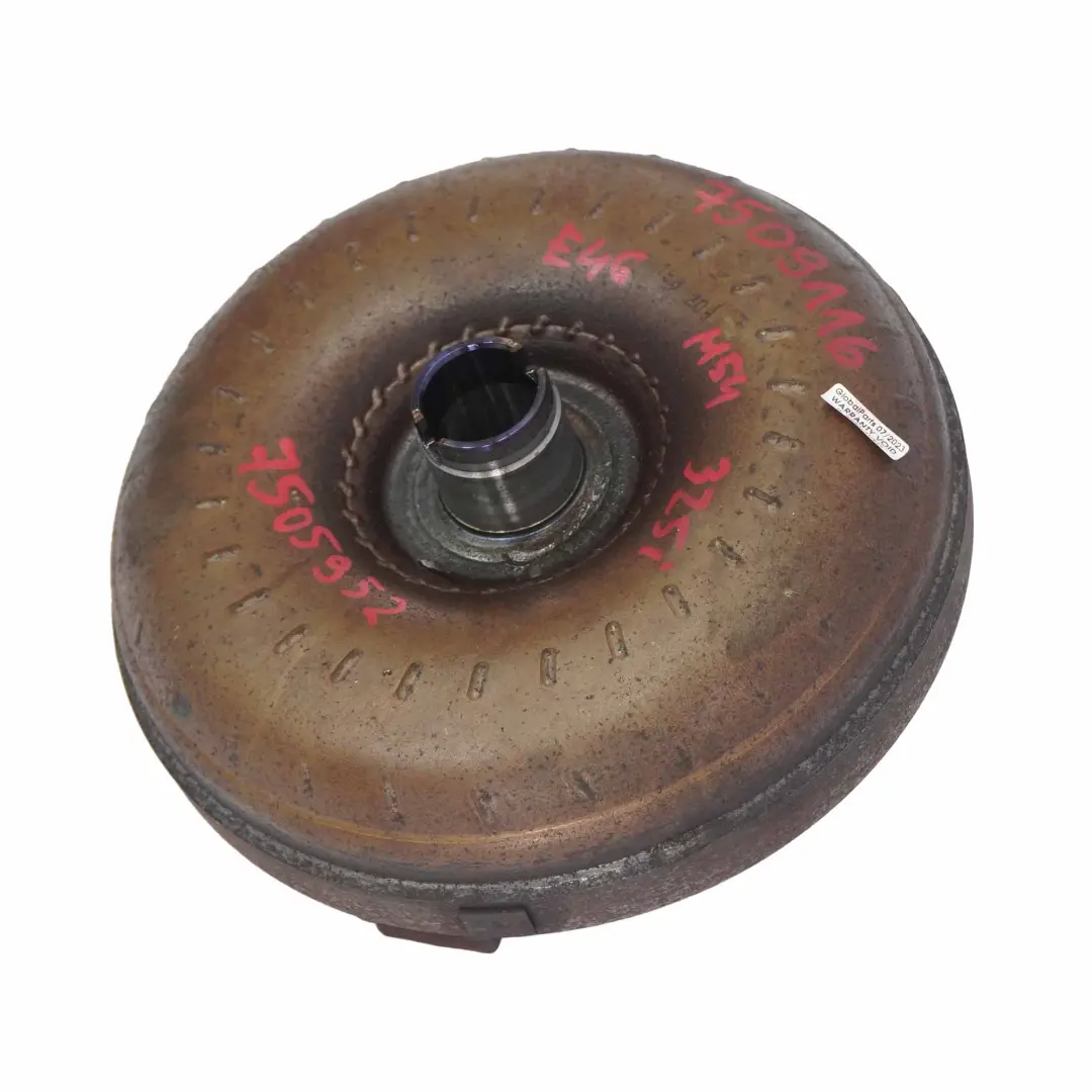 M54 Convertisseur couple Boîte vitesses automatique A5S325Z pour BMW E39 E46 E85 à propos du numéro de pièce 7509116 BMW E39 E46 E85 M54 Convertisseur couple Boîte vitesses automatique A5S325Z - SKU 7509116 - Numéro de pièce 7509116