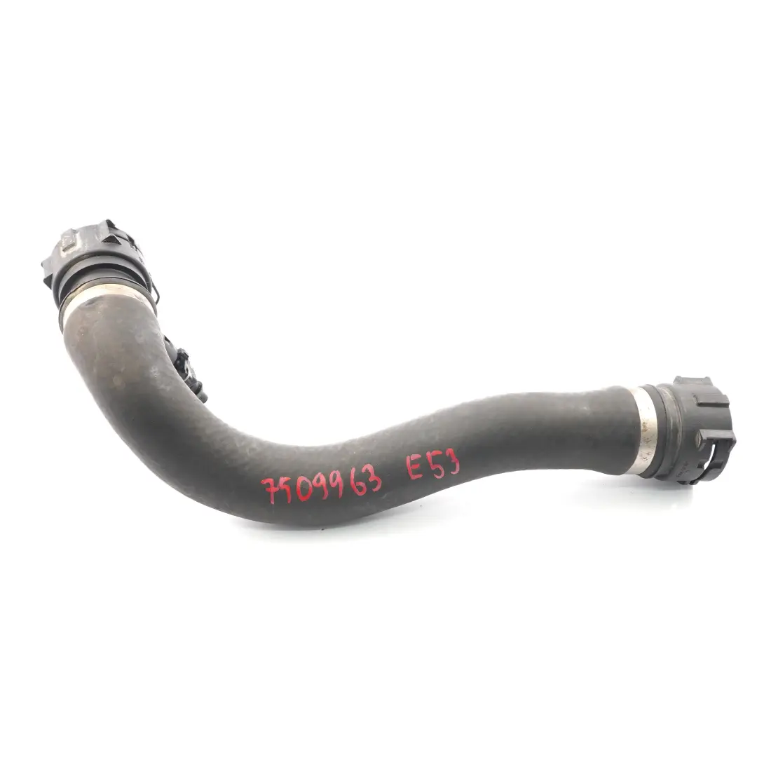 N62 Radiador Agua Refrigerante Tubo Manguera para BMW X5 E53 con número de pieza 7509963 BMW X5 E53 N62 Radiador Agua Refrigerante Tubo Manguera - SKU 7509963 - Número de pieza 7509963