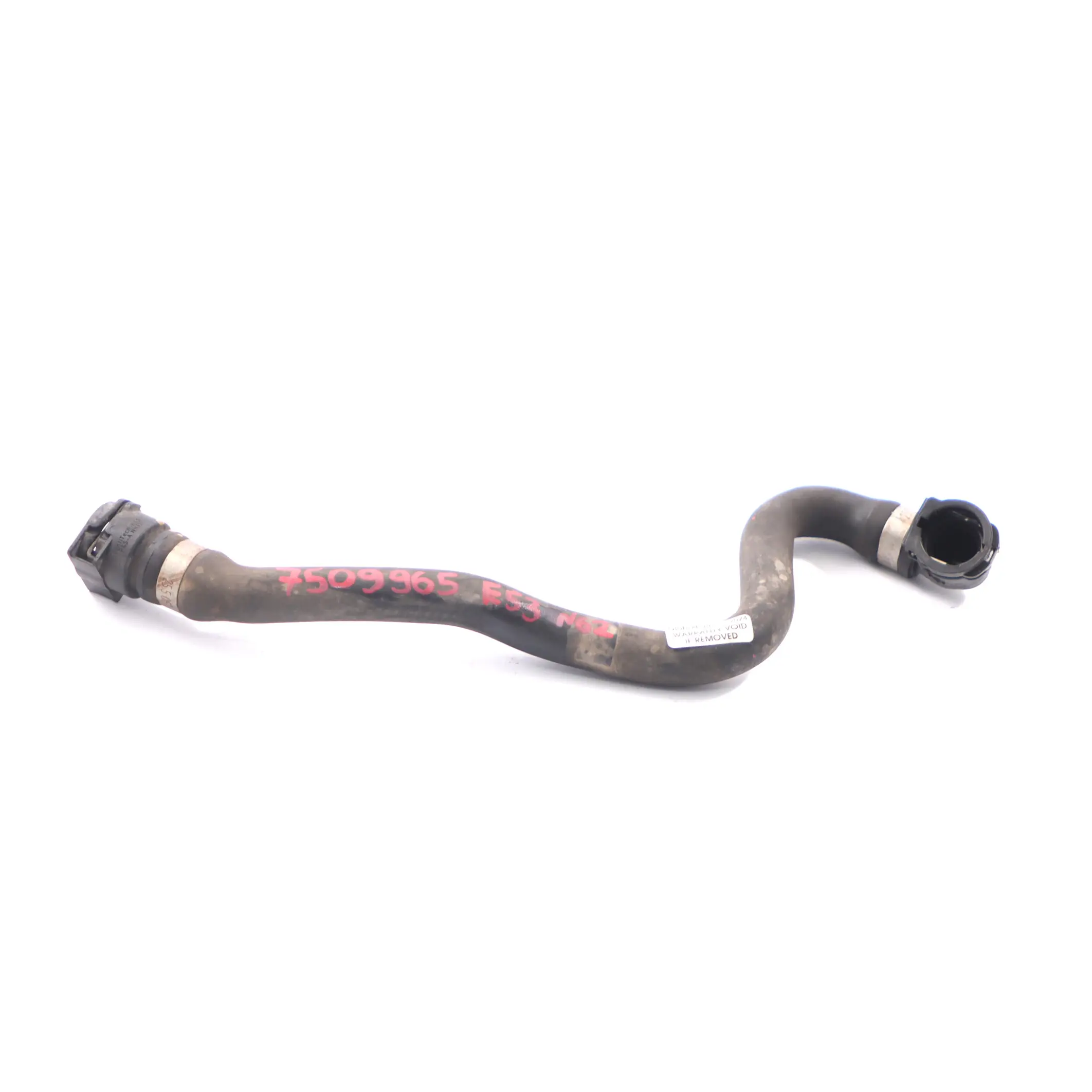 Tubo refrigerante BMW X5 E53 N62 Linea acqua sistema di raffreddamento 7509965