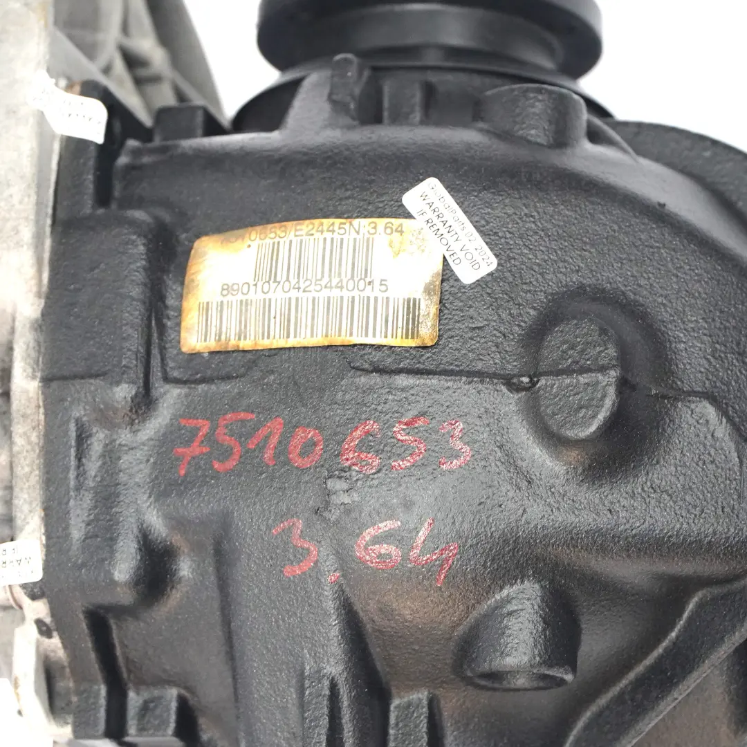 4.4i M62 Hinterachsgetriebe Differential Diff 3.64 GARANTIE für BMW X5 E53 mit Teilenummer 7510653 BMW X5 E53 4.4i M62 Hinterachsgetriebe Differential Diff 3.64 GARANTIE - SKU 7510653 - Teilenummer 7510653