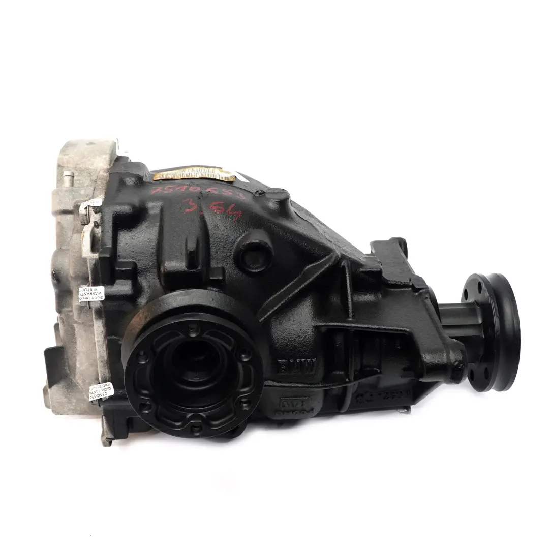 4.4i M62 Rear Differential Diff 3.64 Ratio 7510654 WARRANTY to BMW X5 E53 with Part number 7510653 BMW X5 E53 4.4i M62 Rear Differential Diff 3.64 Ratio 7510654 WARRANTY - SKU 7510653 - Part number 7510653