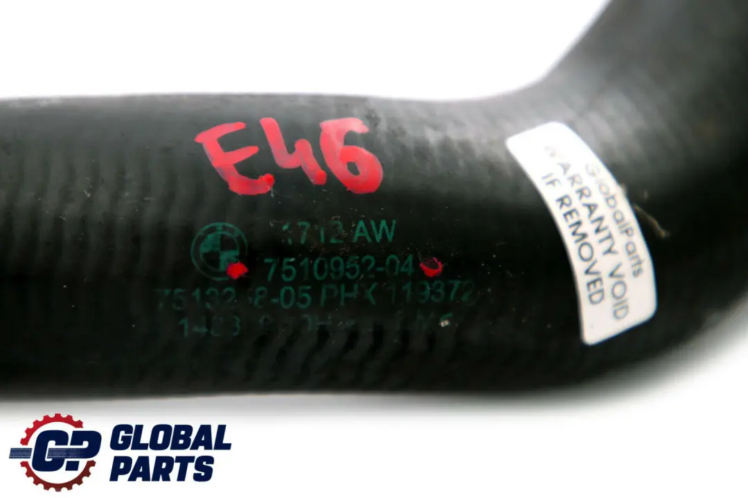 Tuyau Vorlauf pour BMW 3 Serie E46 à propos du numéro de pièce 7510952 BMW 3 Serie E46 Tuyau Vorlauf - SKU 7510952 - Numéro de pièce 7510952