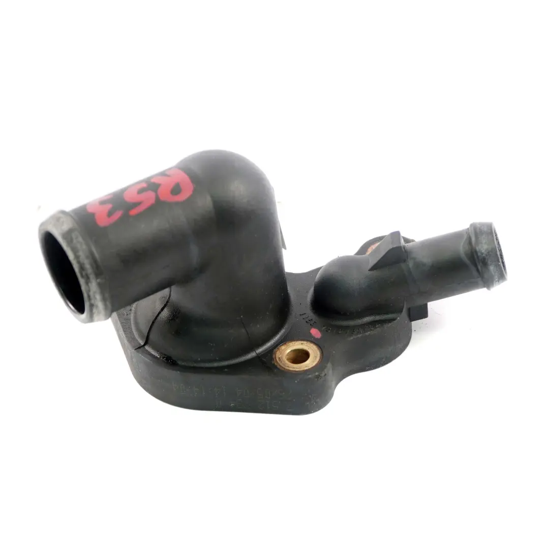 Thermostat Housing Engine Cooling to Mini Cooper S R52 R53 with Part number 7512734 Mini Cooper S R52 R53 Thermostat Housing Engine Cooling - SKU 7512734 - Part number 7512734