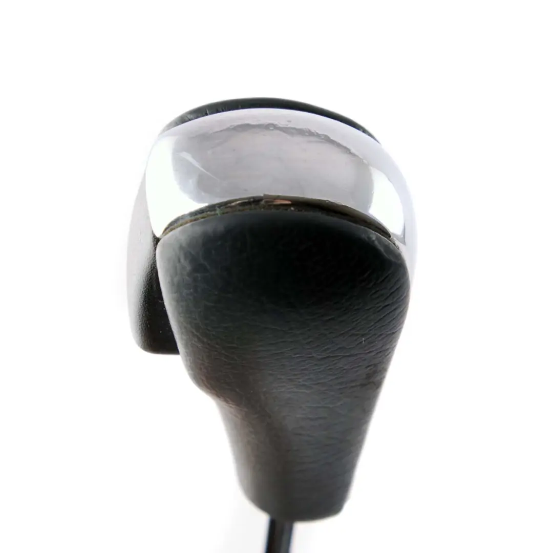 Lever Knob Handle Trim Leather Automatic Chrome to Mini Cooper One R50 R52 with Part number 7513247 Mini Cooper One R50 R52 Lever Knob Handle Trim Leather Automatic Chrome - SKU 7513247 - Part number 7513247