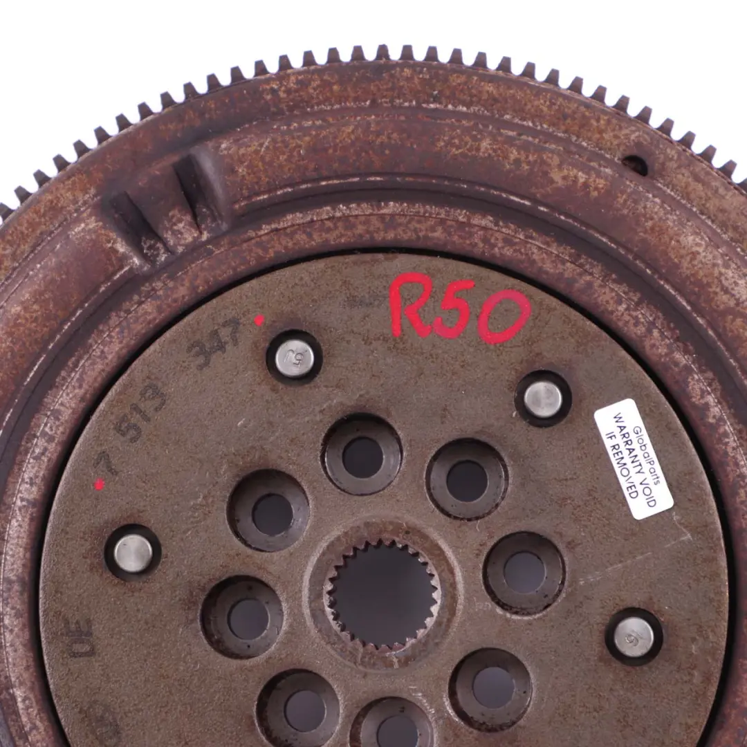 Flywheel W10 Petrol to Mini Cooper One 1.6i R50 R52 Engine Automatic with Part number 7513347 Mini Cooper One 1.6i R50 R52 Engine Automatic Flywheel W10 Petrol - SKU 7513347 - Part number 7513347