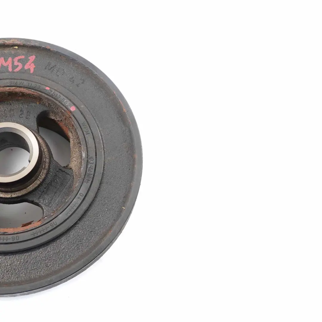 M54 Polea correa árbol levas Amortiguador vibraciones para BMW E53 E60 E65 con número de pieza 7513862 BMW E53 E60 E65 M54 Polea correa árbol levas Amortiguador vibraciones - SKU 7513862 - Número de pieza 7513862