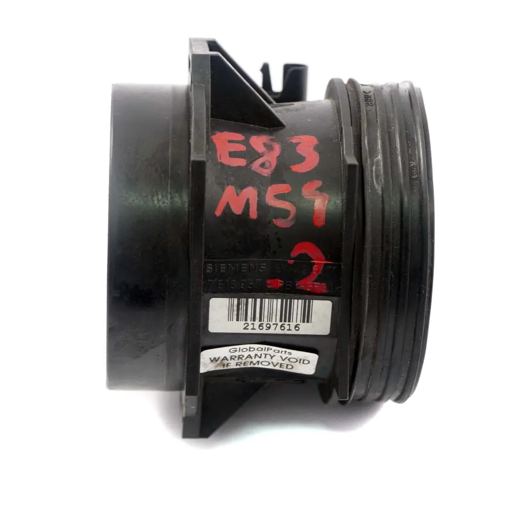 Benzin M54 Heissfilmluftmassenmesser für BMW 3 Z4 X3 er 2 E46 E83 E85 mit Teilenummer 7513957 BMW 3 Z4 X3 er 2 E46 E83 E85 Benzin M54 Heissfilmluftmassenmesser - SKU 7513957-3 - Teilenummer 7513957