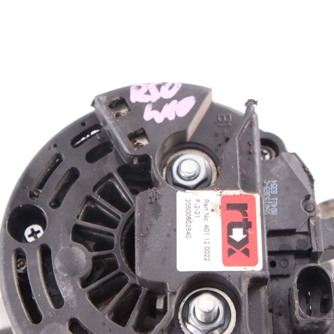 Benzina W10 Alternatore compatto RTX per Mini Cooper One R50 R52 con numero di parte 7515029 Mini Cooper One R50 R52 Benzina W10 Alternatore compatto RTX - SKU 7515029-1 - Numero di parte 7515029