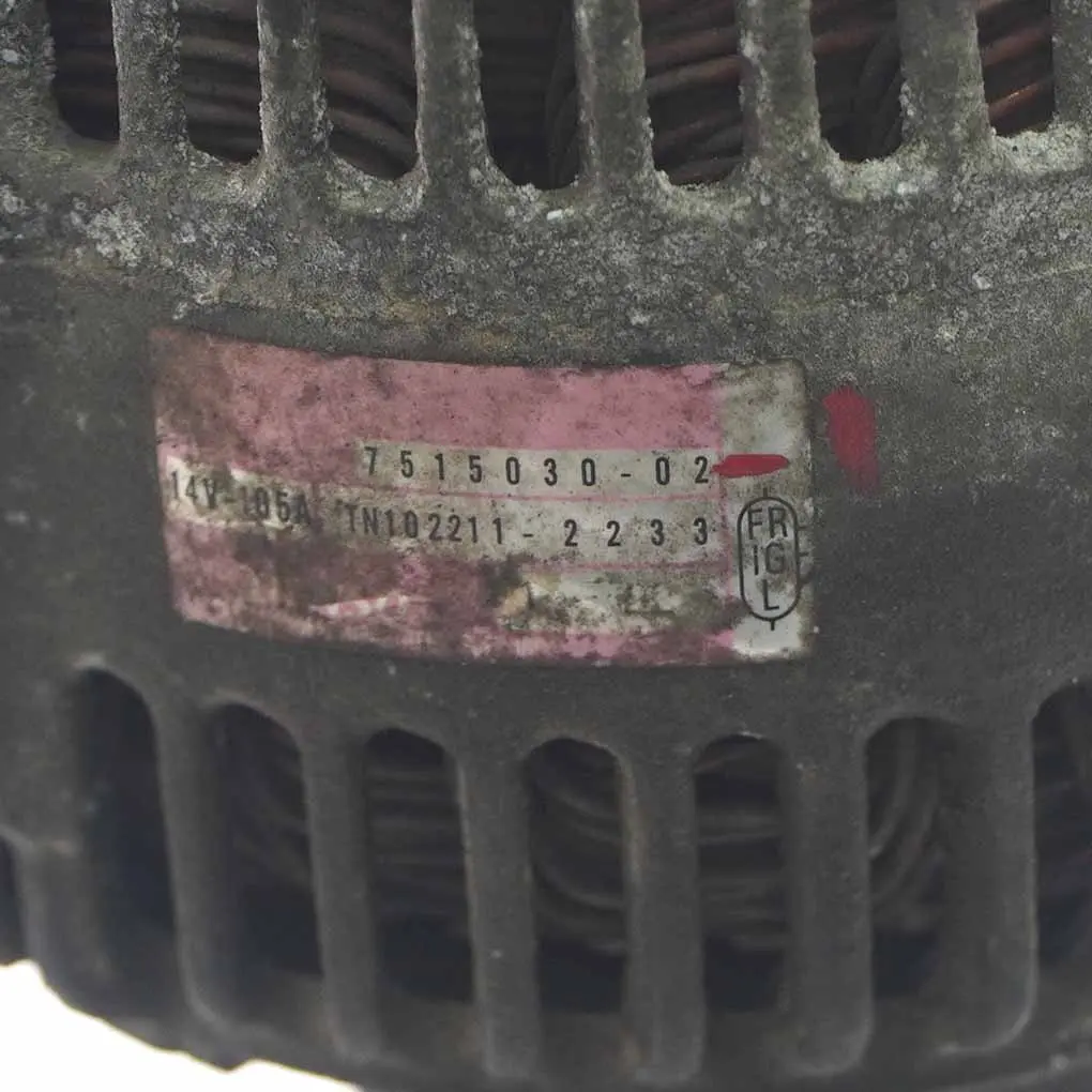 Alternator Generator 105A to Mini Cooper S R52 R53 Petrol W11 Compact with Part number 7515030 Mini Cooper S R52 R53 Petrol W11 Compact Alternator Generator 105A - SKU 7515030-1 - Part number 7515030