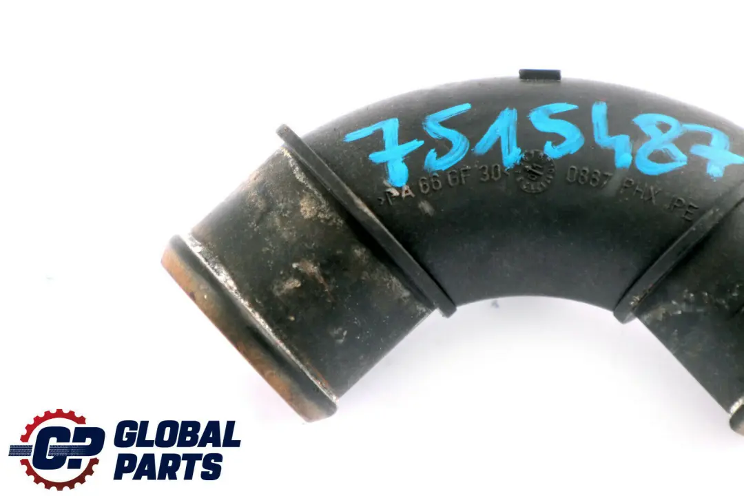 Rohrbogen mit EntlĂĽfterschraube für Mini Cooper R50 R52 mit Teilenummer 7515487 Mini Cooper R50 R52 Rohrbogen mit EntlĂĽfterschraube - SKU 7515487 - Teilenummer 7515487