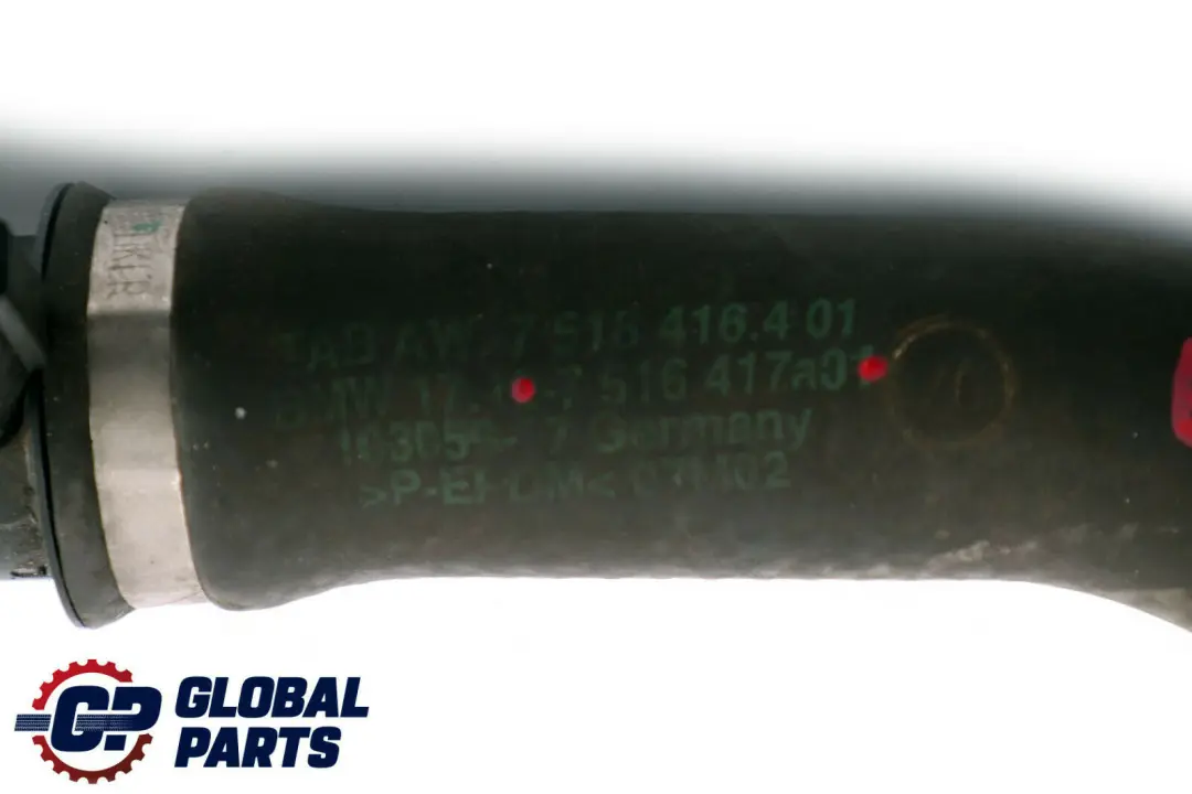 BMW E46 Benzina Tubo Flessibile Acqua Aria di Ritorno Termostato 7516417 - SKU 7516416 - Numero di parte 7516416