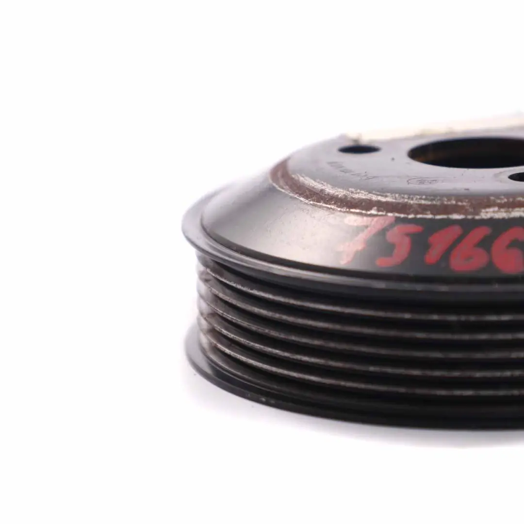 Steering Pump Unit Pulley to BMW E60 E61 E63 X5 E70 X6 E71 Power with Part number 7516620 BMW E60 E61 E63 X5 E70 X6 E71 Power Steering Pump Unit Pulley - SKU 7516620 - Part number 7516620