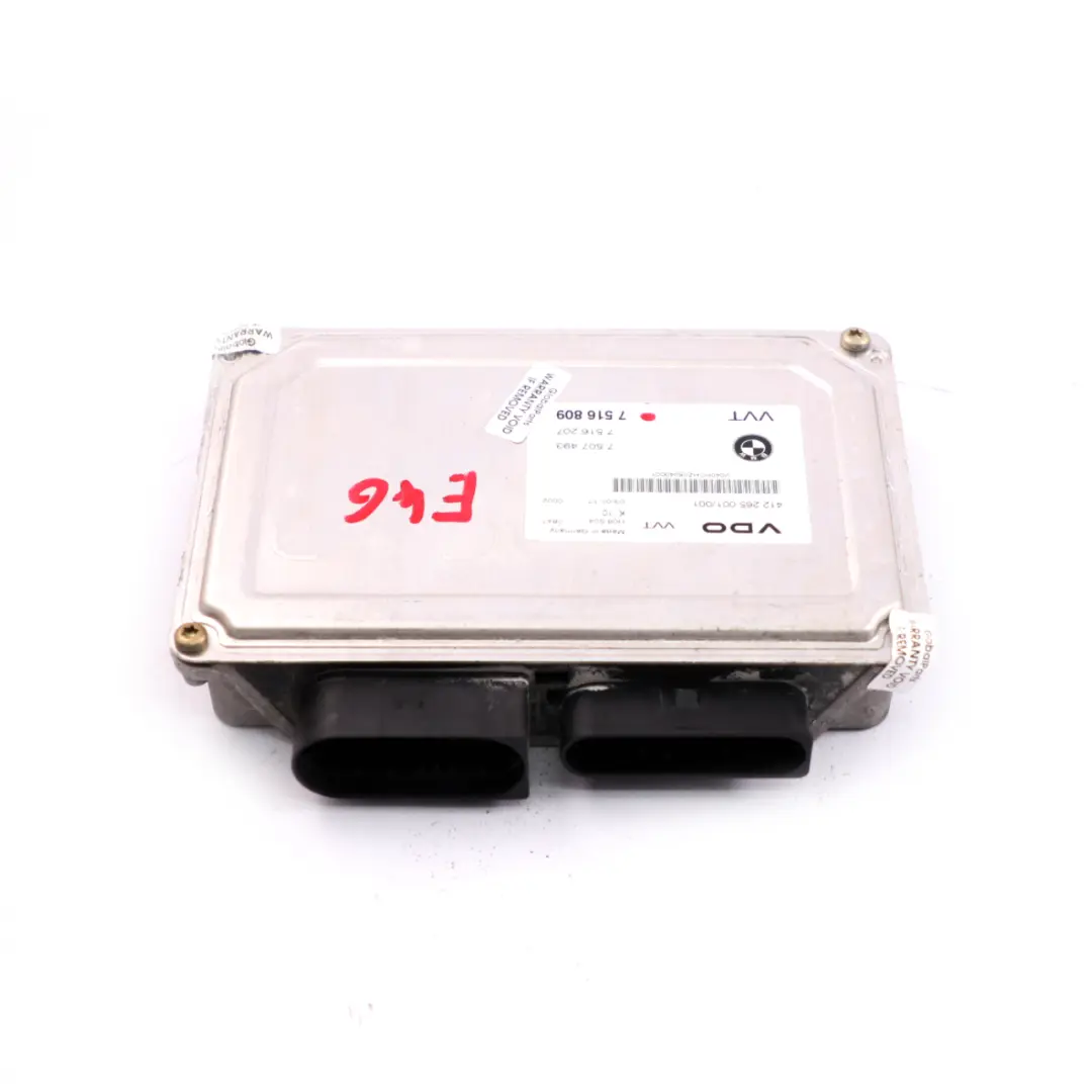 Valvetronic VVT ECU Motorsteuerung Steuergerät Modul für BMW 3 er E46 mit Teilenummer 7516809 BMW 3 er E46 Valvetronic VVT ECU Motorsteuerung Steuergerät Modul - SKU 7516809 - Teilenummer 7516809