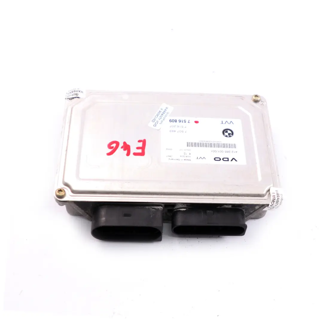Unité Contrôle Module ECU Valvetronic VVT N42 Essence pour BMW E46 à propos du numéro de pièce 7516809 BMW E46 Unité Contrôle Module ECU Valvetronic VVT N42 Essence - SKU 7516809 - Numéro de pièce 7516809