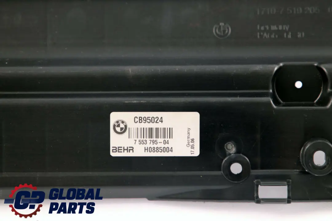 BMW E60 E61 E62 E63 Modulo Porta Radiador Embellecedor - SKU 7519205 - Número de pieza 7519205