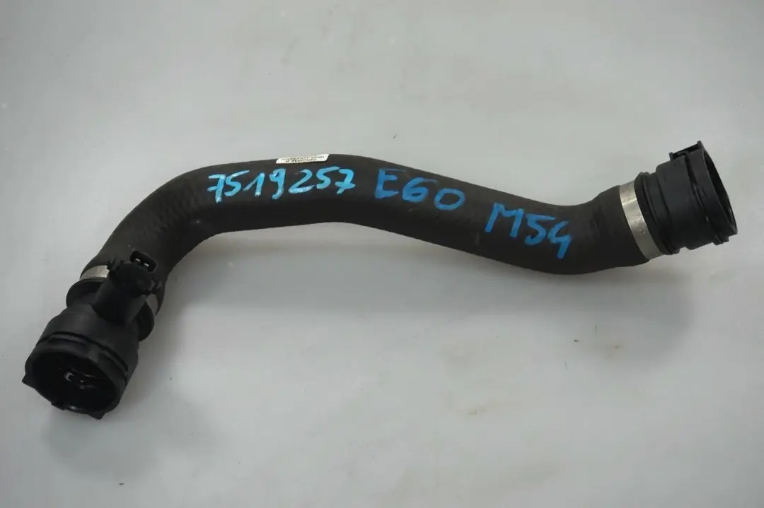 BMW 5 7 Series e60 e61 e65 e66 Radiator coolant return hose water pipe - SKU 7519257 - Part number 7519257